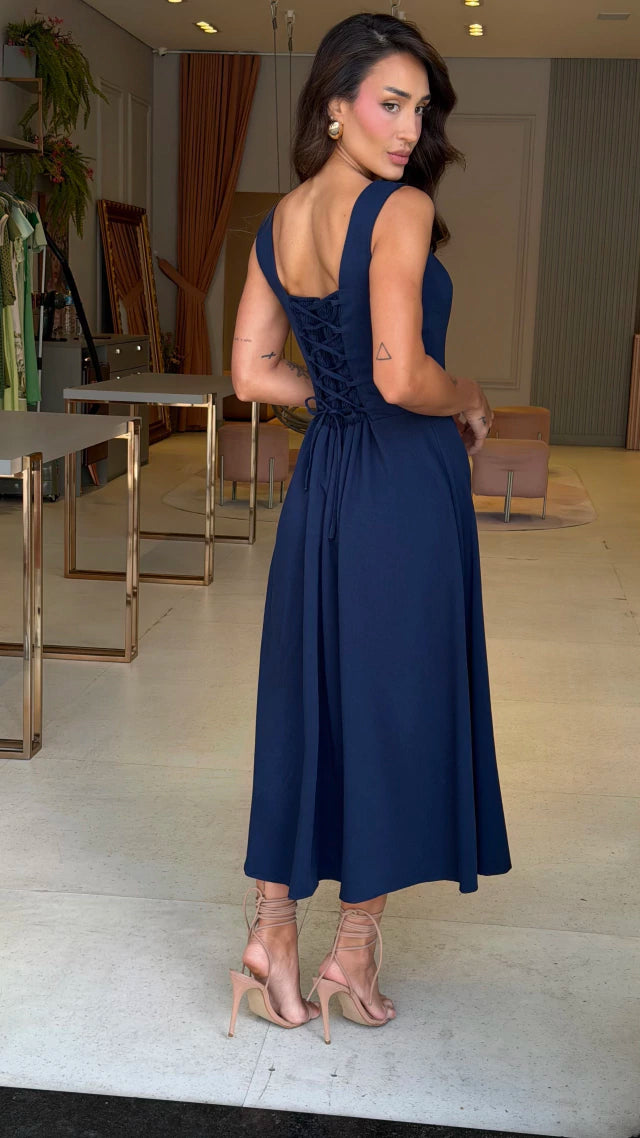 Vestido Viscose Esmeralda