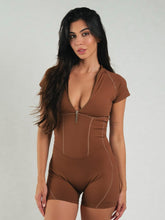 Macaquinho Ziper Flat Sculp Coffee