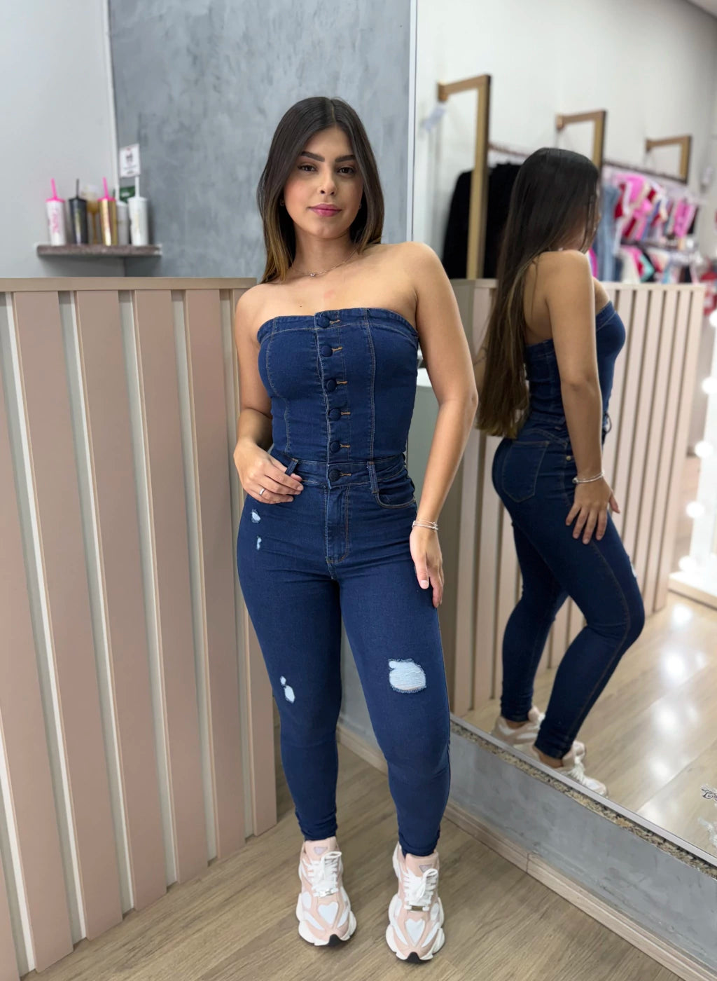 Macacão Jeans Bless Premium