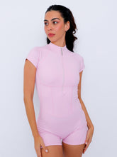 Macaquinho Ziper Flat Sculp Rosa Blush