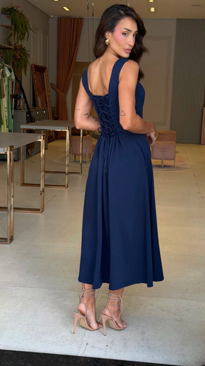 Vestido Viscose Esmeralda