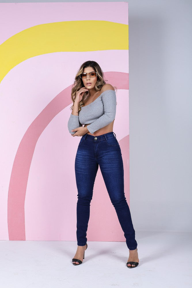 Calças Jeans Feminina SKINNY BIGODE EQL