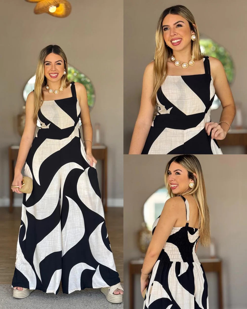 Macacão Pantalona Elegance